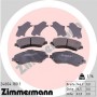 24604.180.1 ZIMMERMANN Комплект гальмівних колодок дисковий гальм