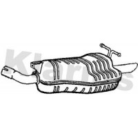 210988 KLARIUS Глушник вихлопних газів кінцевий