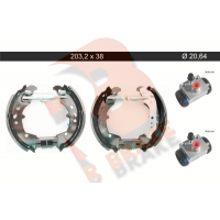 79RBKT0107 R BRAKE Комплект гальмівних колодок