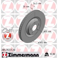 285.3537.20 ZIMMERMANN Гальмівний диск