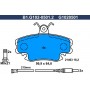 B1.G102-0501.2 GALFER КомплеК т гальмівних колодок, дискове гальмо