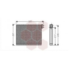 5300V484 VAN WEZEL Випарник кондиціонера