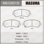 MSC2016 MASUMA Колодки гальмівні