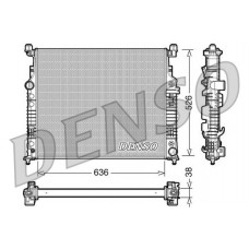 DRM17007 DENSO Радіатор охолодження двигуна