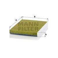FP 2862 MANN-FILTER Фільтр повітря у внутрішньому просторі