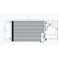 350203841000 MAGNETI MARELLI Конденсатор кондиціонера