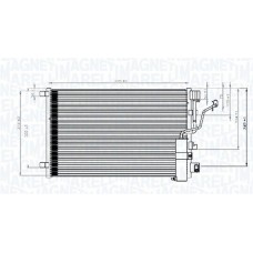 350203841000 MAGNETI MARELLI Конденсатор кондиціонера