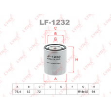 LF-1232 LYNXauto Паливний фільтр