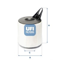 27.595.00 UFI Повітряний фільтр