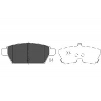 KBP-4554 KAVO PARTS Комплект гальмівних колодок дисковий гальм