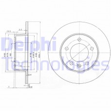 BG3681C DELPHI Гальмівний диск