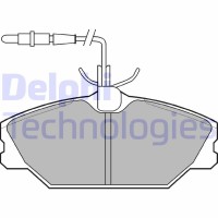 LP788 DELPHI DELPHI RENAULT Гальмівн колодки передн.Laguna,Megane,Safrane