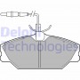 LP788 DELPHI DELPHI RENAULT Гальмівн колодки передн.Laguna,Megane,Safrane