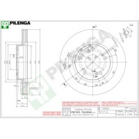 V318 PILENGA Гальмівний диск