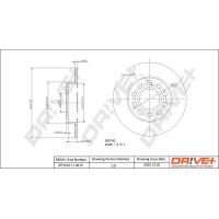 DP1010.11.0215 Dr!ve+ Гальмівний диск