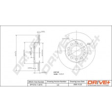DP1010.11.0215 Dr!ve+ Гальмівний диск