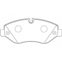 2134982 Omnicraft Комплект гальмівних колодок дисковий гальм