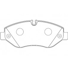 2134982 Omnicraft Комплект гальмівних колодок дисковий гальм