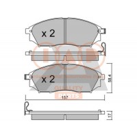 704-13045P IAP QUALITY PARTS Комплект гальмівних колодок дисковий гальм