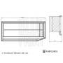 ADBP220052 BLUE PRINT Повітряний фільтр