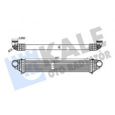 345160 KALE OTO RADYATÖR Интеркулер