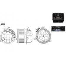 AB 195 000S MAHLE Вентилятор салону
