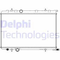 TSP0524054 DELPHI Радіатор охолодження двигуна