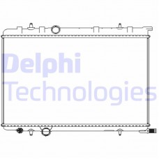 TSP0524054 DELPHI Радіатор охолодження двигуна