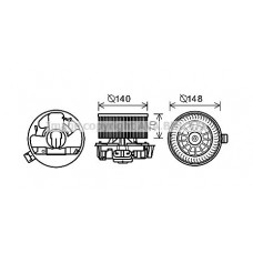 DN8383 AVA QUALITY COOLING Вентилятор салону