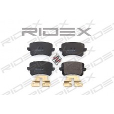 402B0642 RIDEX Комплект гальмівних колодок дисковий гальм