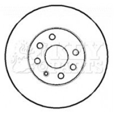 KBD4393 KEY PARTS Гальмівний диск