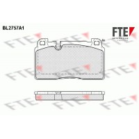 BL2757A1 FTE Комплект гальмівних колодок дисковий гальм