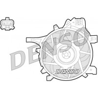 DER20012 DENSO Вентилятор охолодження двигуна