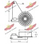 03.007DX AUTOKIT Натяжний ролик ремінь ГРМ