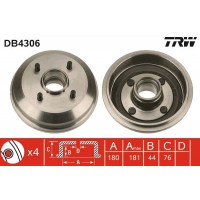 DB4306 TRW Гальмівний барабан