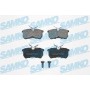 5SP697 SAMKO Комплект гальмівних колодок дисковий гальм