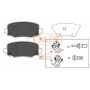 704-10054 IAP QUALITY PARTS КомплеК т гальмівних колодок, дискове гальмо