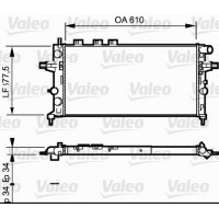 732550 VALEO Радіатор охолодження двигуна