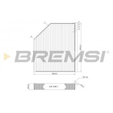 FC0406C BREMSI Фільтр повітря у внутрішньому просторі