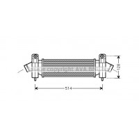 FDA4341 AVA QUALITY COOLING Интеркулер