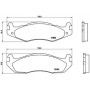 P 37 001 BREMBO Комплект гальмівних колодок, дискове гальмо