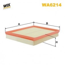 WA6214 WIX FILTERS Повітряний фільтр