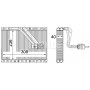 AE 127 000P MAHLE Випарник кондиціонера