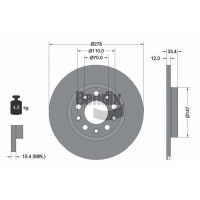 BDS2261 BENDIX Braking Гальмівний диск