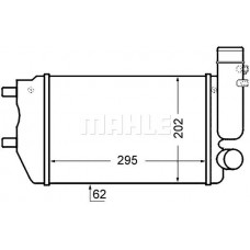 Интеркулер MAHLE CI 129 000S