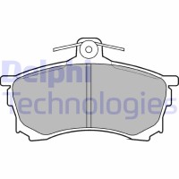 LP992 DELPHI КомплеК т гальмівних колодок, дискове гальмо