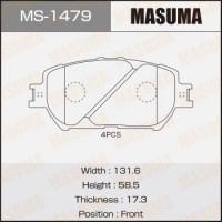MS-1479 MASUMA Комплект гальмівних колодок
