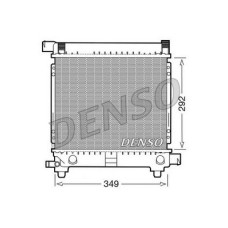 DRM17027 DENSO Радіатор охолодження двигуна