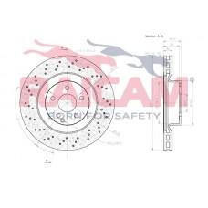 RD01206 RAICAM Гальмівний диск