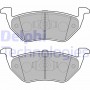 LP2158 DELPHI Комплект гальмівних колодок дисковий гальм